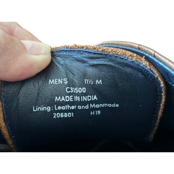 Cole Haan Grand Series Leather Wingtip Derby Brown British Dress Shoes 11.5 M - Picture 11 of 11